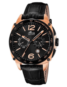 Montre Homme Lotus Smart Casual L18217/3 en Noir et Or Rose