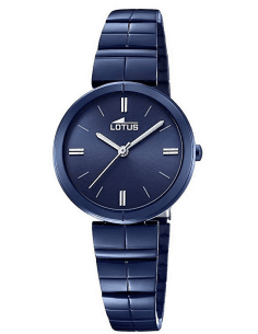 Montre Femme Lotus Trendy L18432/1 Cadran et Bracelet Bleu Nuit