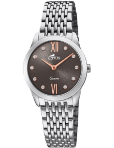 Montre Femme Lotus Minimalist L18476/2 Cadran Gris Acier