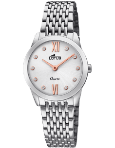 Montre Femme Lotus Minimalist L18476/1 en acier argenté