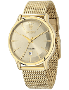 Montre Homme Maserati Epoca R8853118003 bracelet en maille milanaise