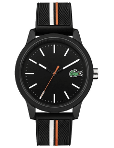 Montre Homme Lacoste 2011071 - Boîtier et Bracelet Noir Silicone