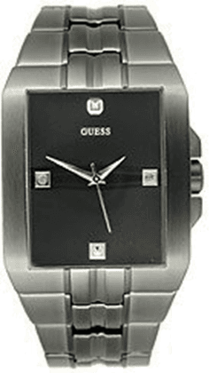Montre Homme Guess Diamond U12517G2 - Cadran et bracelet noir acier