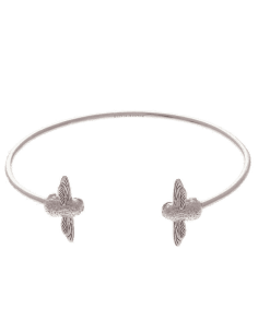 Bracelet Olivia Burton Abeille 3D argenté pour femme - Réf. OBJ16AMB03