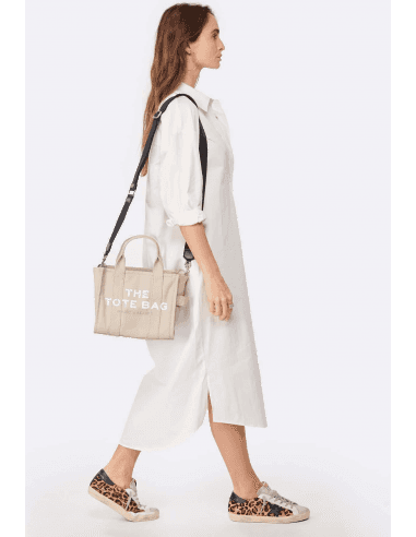 Sac à main Marc Jacobs The Mini Tote Bag en toile vue 2