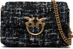 Sac à main Pinko Love Baby Puff Chevron Lux en tissu structuré