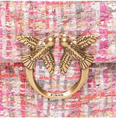 Sac à main Pinko Love Baby Puff Chevron Lux