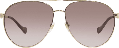 Lunettes de soleil Gucci GG1088S forme pilote en métal vue 3