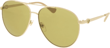 Lunettes de soleil Gucci GG1088S forme pilote en métal vue 2