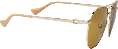 Lunettes de soleil Gucci GG1088S forme pilote en métal vue 3