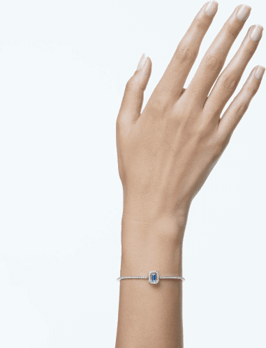 Bracelet Swarovski Jonc Millenia en métal rhodié vue 4