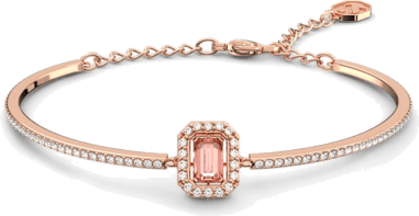 Bracelet Swarovski Jonc Millenia en métal rhodié vue 4