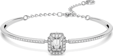 Bracelet Swarovski Jonc Millenia en métal rhodié vue 4
