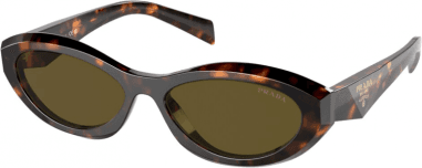 Lunettes de soleil Prada Symbole PR 26ZS Ovales en acétate vue 3