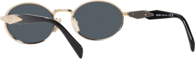 Lunettes de soleil Prada PR 65ZS ovales pour femme vue 2