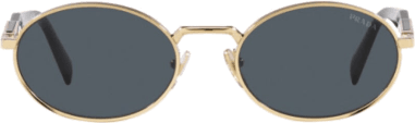 Lunettes de soleil Prada PR 65ZS ovales pour femme vue 3