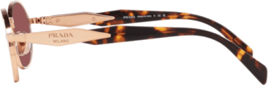 Lunettes de soleil Prada PR 65ZS ovales pour femme