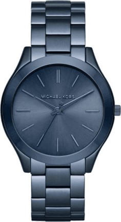 Montre Femme Michael Kors Runway MK3419 - Boîtier et bracelet acier bleu 40mm