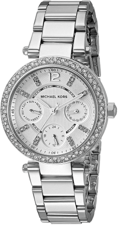 Montre Femme Michael Kors Parker Mini MK5615 en acier inoxydable argenté