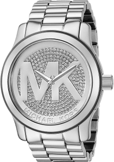 Montre Michael Kors Runway MK5544 pour Femme en Acier Argenté