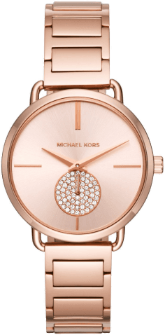 Montre Femme Michael Kors Portia MK3640 en Acier Or Rose