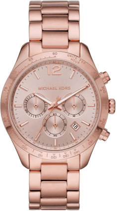 Montre Michael Kors Layton MK6796 Chronomètre Femme en Acier Or Rose