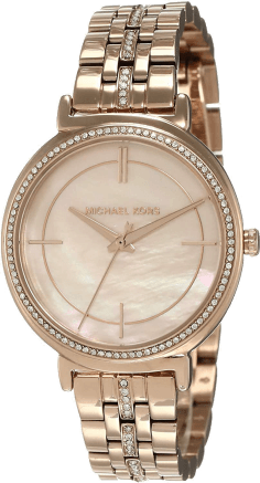Montre-bracelet Michael Kors Cinthia MK3643 pour Femme, Cadran et Bracelet Or Rose