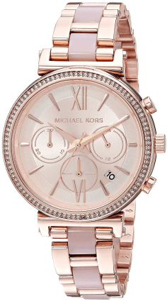 Montre Femme Michael Kors Sofie MK6560 bracelet bi matière