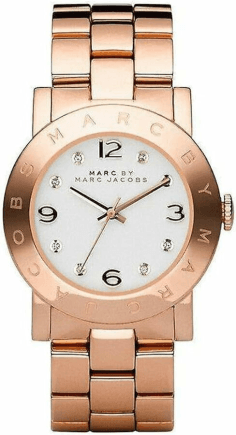 Montre Femme Marc Jacobs Amy MBM3077 bracelet acier or rose