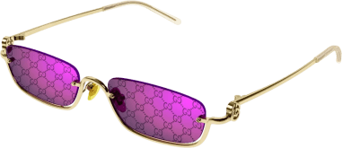 Lunettes de Soleil Gucci Logo GG1278S en métal