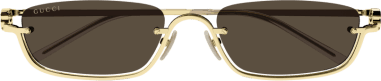 Lunettes de Soleil Gucci Logo GG1278S en métal vue 2