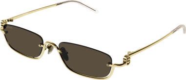 Lunettes de Soleil Gucci Logo GG1278S en métal vue 4