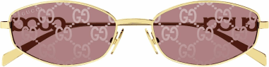 Lunettes de soleil Gucci GG1802S en métal vue 3