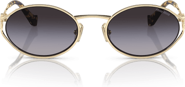 Lunettes de soleil Miu Miu Logo MU 52YS en métal