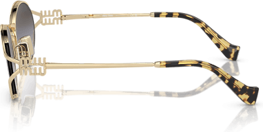 Lunettes de soleil Miu Miu Logo MU 52YS en métal vue 2