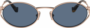 Lunettes de soleil Miu Miu Logo MU 52YS en métal vue 2