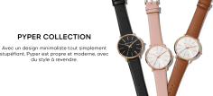 Montre Michael Kors Parker MK6107 pour femme, boîtier et bracelet acier noir