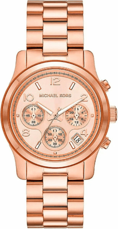 Montre Michael Kors MK7052 Homme - Cadran noir, boîtier acier argenté