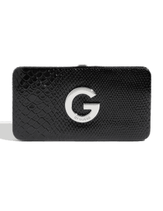Portefeuille Guess rigide noir pour femme - Réf. 12049839