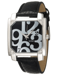 Montre Femme XOXO Réf. XO3171, Cadran et Bracelet Noir