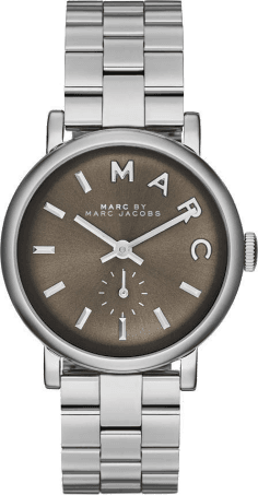 Montre Femme Marc Jacobs Baker MBM3329 Cadran Gris Acier Inoxydable Argent