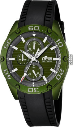 Montre Homme Lotus L18183/2 Cadran Noir Boîtier Vert