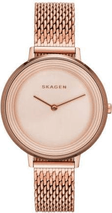 Montre Femme Skagen Ditte SKW2334 Cadran Or Rose Minimaliste