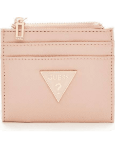 Portefeuille compact Guess 15GF-148-BLUSH beige pour femme