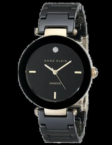 Montre Femme Anne Klein AK/1018BKBK en Céramique Noire