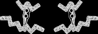 Boucle d'oreille Ear Cuff APM Monaco Éclat en Argent 925 - Réf. AE9990OX