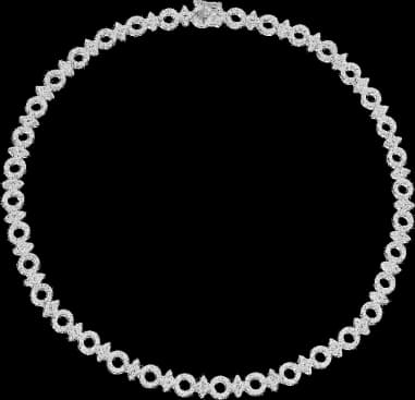 Collier ras-de-cou pour femme APM Monaco Météorites et Cercles en argent 925, réf. AC6536OX