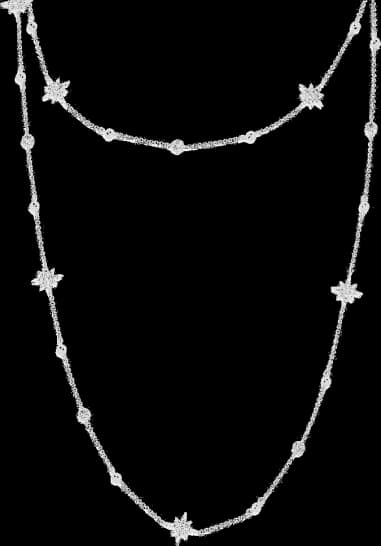 Collier pour Femme APM Monaco Versatile AC5973XPL en Argent 925 avec Perles et Météorites