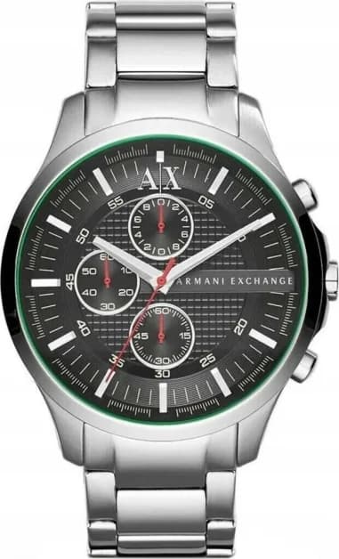 Montre Homme Armani Exchange AX2163 Chronographe Acier Inoxydable Noir et Argent