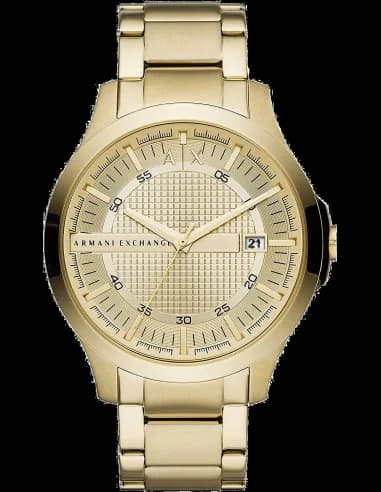 Montre Homme Armani Exchange AX2415 en Acier Doré Jaune